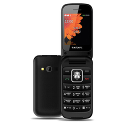 Телефон мобильный TEXET TM-422, 2 SIM, 2,4'', раскладной, microSD, FM, MP3, Bluetooth, камера, фонари