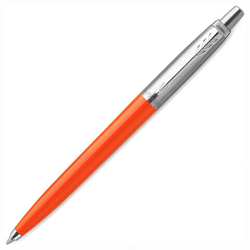 Ручка шариковая PARKER ''Jotter Orig Orange'', корпус оранжевый, детали хром, блистер, синяя, 2076054