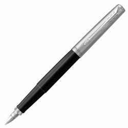Ручка перьевая PARKER ''Jotter Originals Black Chrome CT'', корпус черный, детали из нержавеющей стали