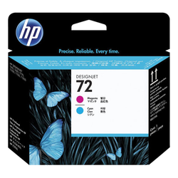 Головка печатающая для плоттера HP (C9383A) Designjet T610/795/1100 и др,. 72, пурпурная и голубая,