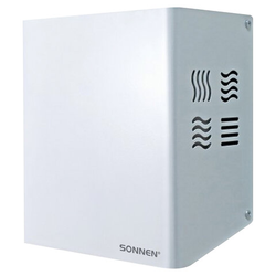 Сушилка для рук SONNEN HDR-1200W, 1200 Вт, производство РОССИЯ, антивандальная, сталь, белая, 701870
