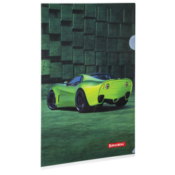 Папка-уголок BRAUBERG ''SPORT CAR'', А4, 150 мкм, цветная печать, 228044