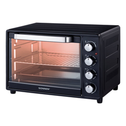 Мини-печь электрическая SONNEN EO-HL38K, 2000 Вт, 38 л, 3 режима нагрева, режим конвекции, таймер, м