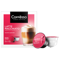 Кофе в капсулах COFFESSO ''Latte Macchiato'' для кофемашин Dolce Gusto, 8 порций, 102151
