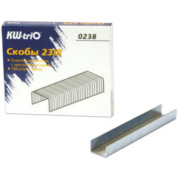Скобы для степлера 23/8, 1000 штук, KW-trio, от 10 до 50 листов, 0238, -0238
