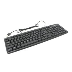 Клавиатура проводная DEFENDER Element HB-520, USB, 104 клавиши + 3 дополнительные клавиши, черная, 4