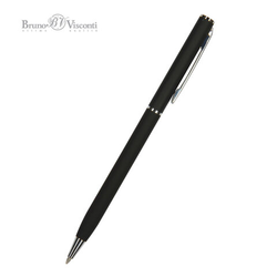 Ручка шариковая BRUNO VISCONTI ''Palermo'', черный металлический корпус, 0,7 мм, синяя, 20-0250/01