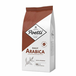 Кофе в зернах Poetti ''Arabica'' 1 кг, арабика 100%, 18106