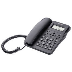 Телефон TEXET TX-264, АОН, спикерфон, тональный / импульсный режим, часы / будильник, SOS, повтор, ч