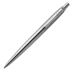 Ручка гелевая PARKER ''Jotter Stainless Steel CT'', корпус серебристый, детали из нержавеющей стали, ч