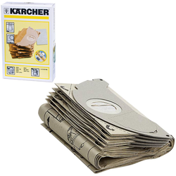 Мешки для сбора пыли KARCHER, комплект 5 шт., бумажные, +1 микрофильтр, для пылесоса SE 5.100, 6.904
