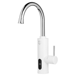 Водонагреватель проточный электрический ROYAL THERMO QuickTap, 3,3 кВт, 1,48 л/м, кран, белый, НС-15