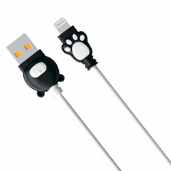 Кабель USB2.0  Lightning, 1 м, mObility, лапки, ассорти, iPhone/iPad, УТ000037513