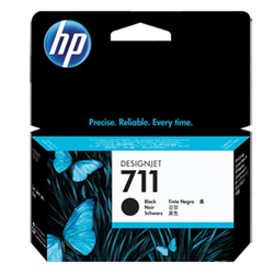 Картридж струйный для плоттера HP (CZ129A) DesignJet T120/T520, 711, черный, оригинальный