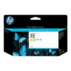 Картридж струйный для плоттера HP (C9373A) Designjet T610/795/1100 и др., 72, желтый, 130 мл, ориги