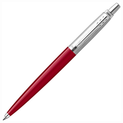 Ручка шариковая PARKER ''Jotter Orig Red'', корпус красный, детали нержавеющая сталь, синяя, RG0033330