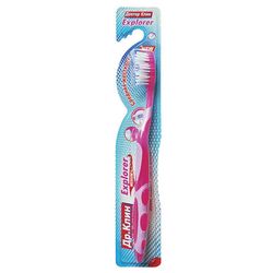 Зубная щетка DR.CLEAN ''Explorer'' (ассорти 3 цвета), средняя, YGIR-165