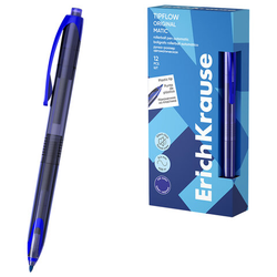 Ручка-роллер автоматическая ERICH KRAUSE ''TipFlow Stick Matic Original'', СИНЯЯ, линия 0,4 мм, 63700