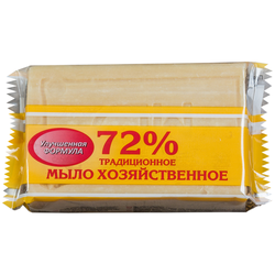 Мыло хозяйственное 72% Меридиан ''Традиционное'', 200г, флоу-пак 24680006990613