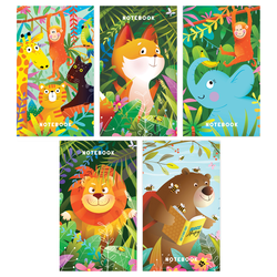 Блокнот А7 48л. на склейке BG ''Cute animals'' Б7ск48 12769