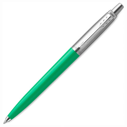 Ручка шариковая PARKER ''Jotter Orig Green'', корпус зеленый, нержавеющая сталь, блистер, синяя, 20760