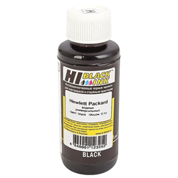 Чернила HI-BLACK для HP (Тип H) универсальные, черные 0,1 л, водные, HB-HP-Bk-100ML