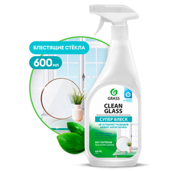 Средство для мытья стекол и зеркал 600 мл GRASS ''Clean glass'', распылитель, 130600
