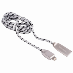 Кабель USB 2.0  Lightning, 1 м, SONNEN Premium, медь, для передачи данных и зарядки, 513126