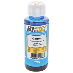 Чернила HI-BLACK для CANON (Тип C) универсальные, голубые, 0,1 л, водные, HB-CAN-C-100ML