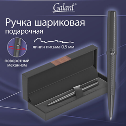 Ручка подарочная шариковая GALANT ''Botta'', корпус черный, детали черные, узел 0,7 мм, линия письма 0