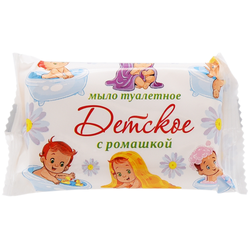 Мыло туалетное ММЗ ''Стандарт. Детское с ромашкой'', флоу-пак, 90г 18214