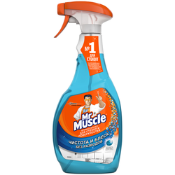 Средство для мытья стекол и др. поверхностей Mr. Muscle ''После дождя'' с изопроп.спиртом, 530мл, с ку