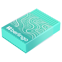 Ластик Berlingo ''Gradient'' прямоугольный, пластиковый кейс, Eco-Pvc, 45*32*11мм BLc_00840