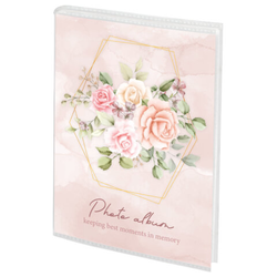 Фотоальбом BRAUBERG ''Watercolor flowers'' на 36 фото 10х15 см, мягкая обложка, 391431