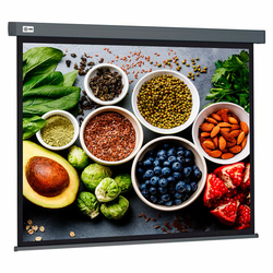 Экран Cactus Wallscreen CS-PSW-150X150-SG, 150x150 см, 1:1, настенно-потолочный, серый, PSW-150x150-
