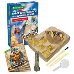 Набор для раскопок ''Древний Египет'' 16х23 см, инструменты, BRAUBERG KIDS, 665936