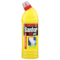 Средство для уборки туалета 1 кг, SANFOR WC gel (Санфор гель) ''Лимонный фреш'', 1954