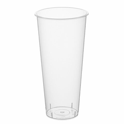 Стакан одноразовый пластиковый, прозрачный, сверхплотный, 650 мл, ''Bubble Cup'', ВЗЛП, 1022ГП