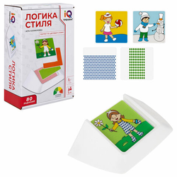Настольная логическая игра IQ ТРЕНИНГ ''Логика стиля'', 1TOY, Т25561