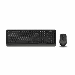 Набор беспроводной A4TECH Fstyler FG1010, USB, 104 клавиши, мышь 4 кнопки + 1 кнопка-колесо, черная,
