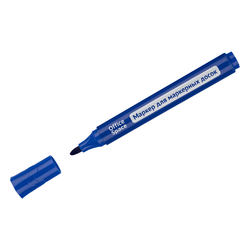 Маркер для белых досок OfficeSpace ''Bullet'' синий, пулевидный, 2,5мм WBM_63975