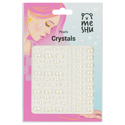 Наклейки-стразы MESHU ''Pearls'', 16*10,5см MS_52668