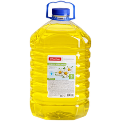Мыло-крем жидкое OfficeClean Professional ''Антибактериальное'', с ромашкой, ПЭТ, 5л 319534