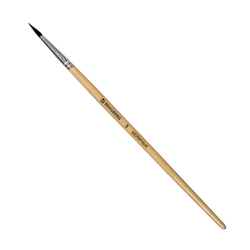 Кисть BRAUBERG, белка, круглая, 3, 200180