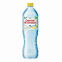 Вода негазированная питьевая СВЯТОЙ ИСТОЧНИК со вкусом лимона 0,5 л, 4603334001529