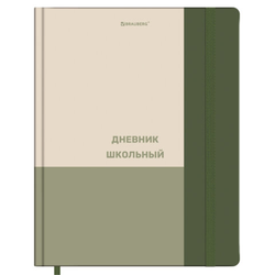 Дневник 1-11 класс 48 л., твердый, BRAUBERG, матовая ламинация, резинка, закладка-ляссе, с подсказом
