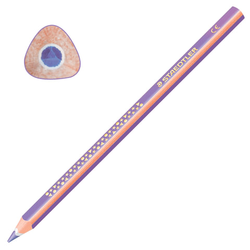 Карандаш цветной утолщенный STAEDTLER ''Noris club'', 1 шт., трехгранный, грифель 4 мм, фиолетовый, на