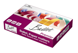 Бумага офисная А4, 80 г/м2, 500 л., марка А, BALLET PREMIER, Россия, 160% (CIE)