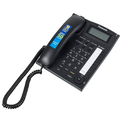 Телефон PANASONIC KX-TS2388RUB, АОН, спикерфон, память 50 номеров в справочнике, тональный/импульсны