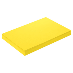 Бумага цветная ПЛОТНАЯ BRAUBERG, А4, 160 г/м2, 250 л., желтая, интенсив, для печати, творчества, 116